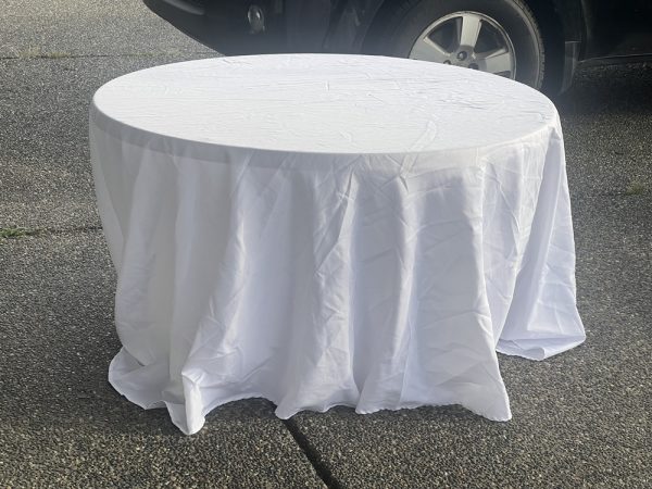 Rectangular 54 x 114 White Table Clothes - Image 2
